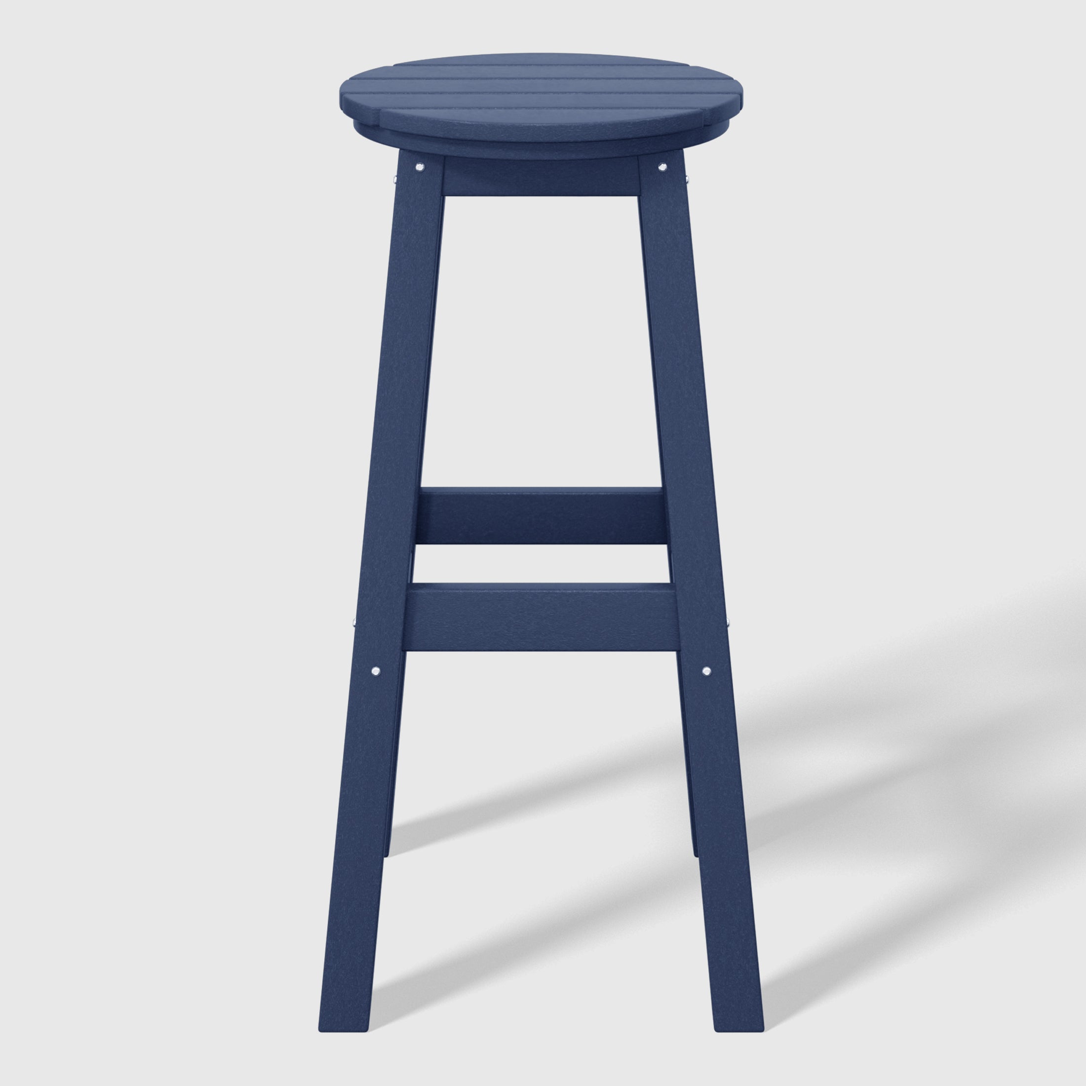 Stockholm All-Weather Outdoor Round Bar Stool (29" Height)