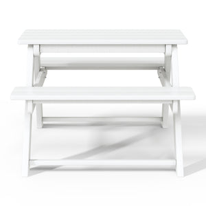 Tiny Terraces Kids' All-Weather Outdoor Picnic Table