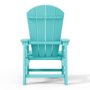 Tiny Terraces Kids' All-Weather Outdoor Poly Adirondack Chair
