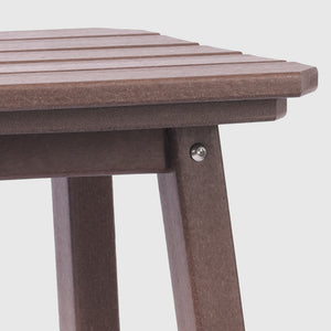 Stockholm All-Weather Outdoor Square Counter Stool (24" Seat Height)