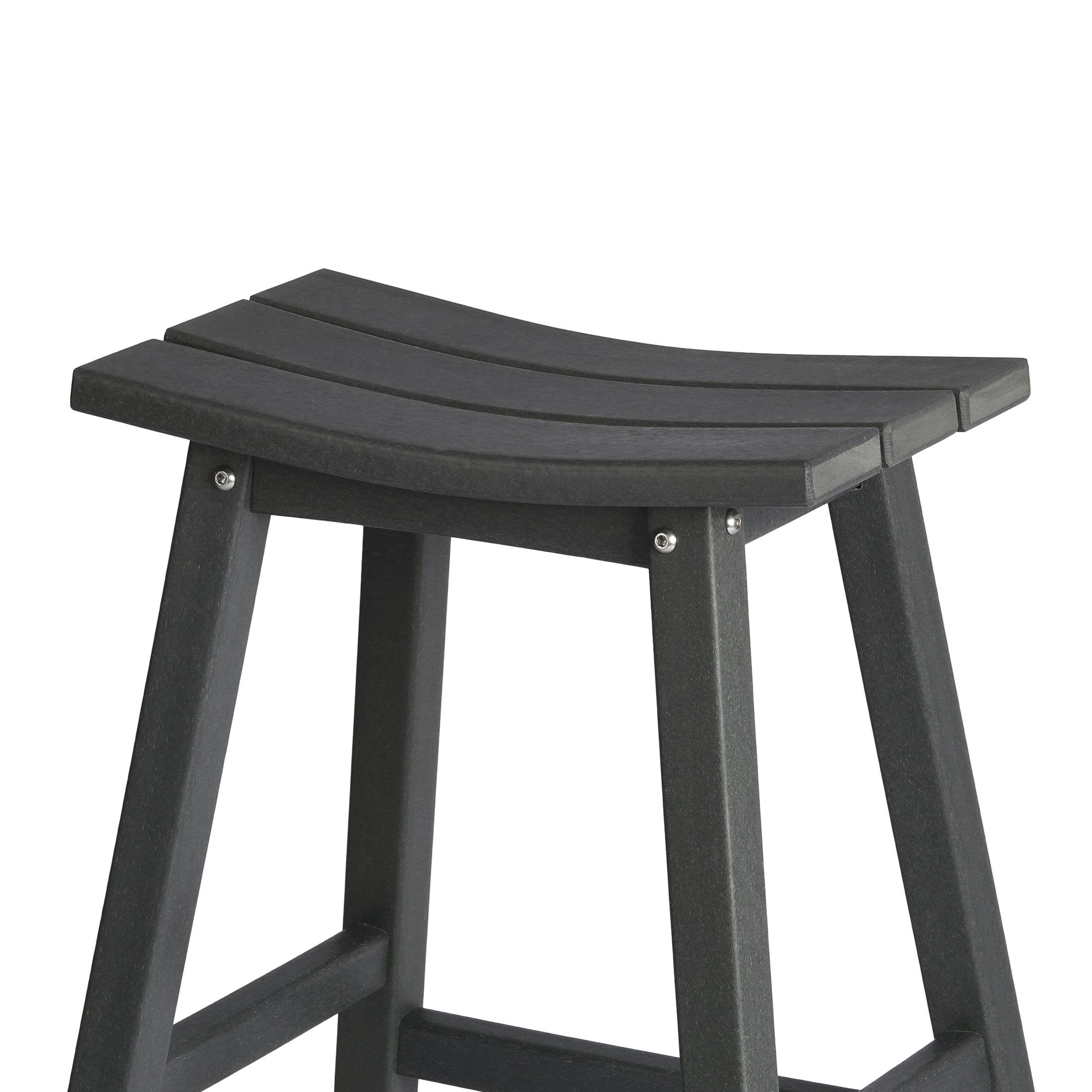 Stockholm All-Weather Outdoor Saddle Bar Stool (29" Height)