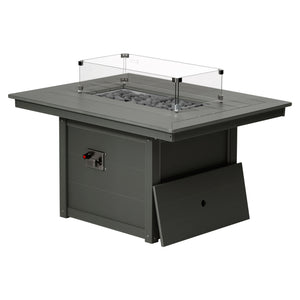 Sedona Rectangular 34" X 46" Fire Pit Table