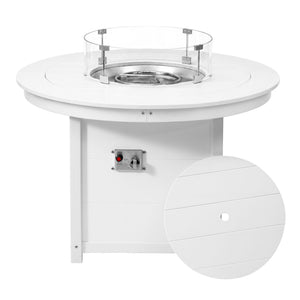 Sedona Round 47" Dining Fire Pit Table