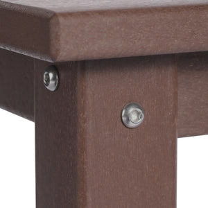Tiny Terraces Kids' All-Weather Outdoor Square Dining Table (31" Top)