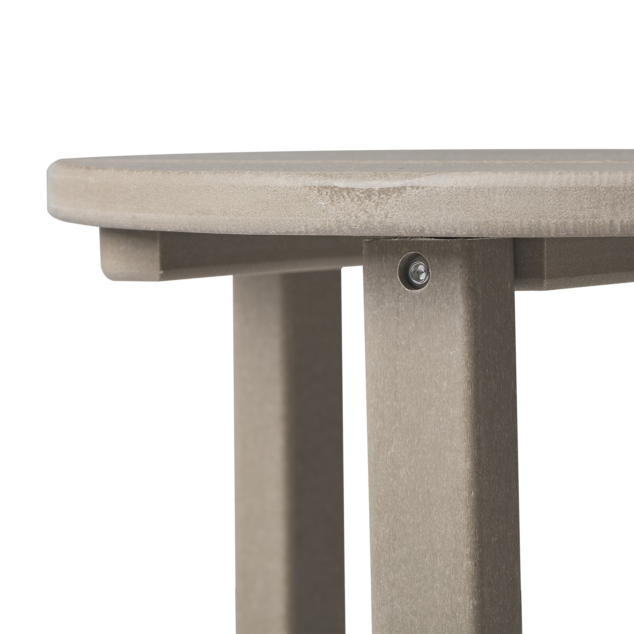 Tuscany All-Weather Outdoor Round Side Table (18" Height)