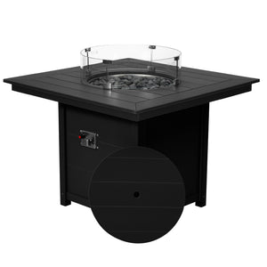 Sedona Square 42" Dining Fire Pit Table