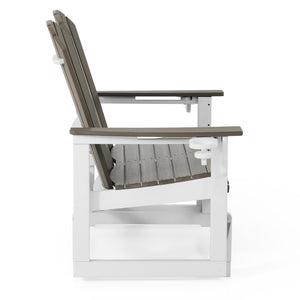 Adirondack 52“ Glider With Cup Holder