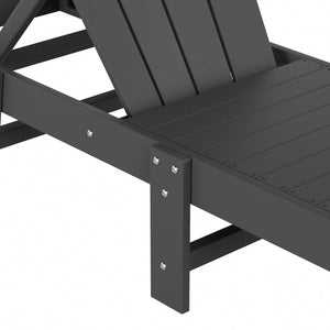 Chatham All-Weather Outdoor Adirondack Reclining Sun Lounger With Wheels