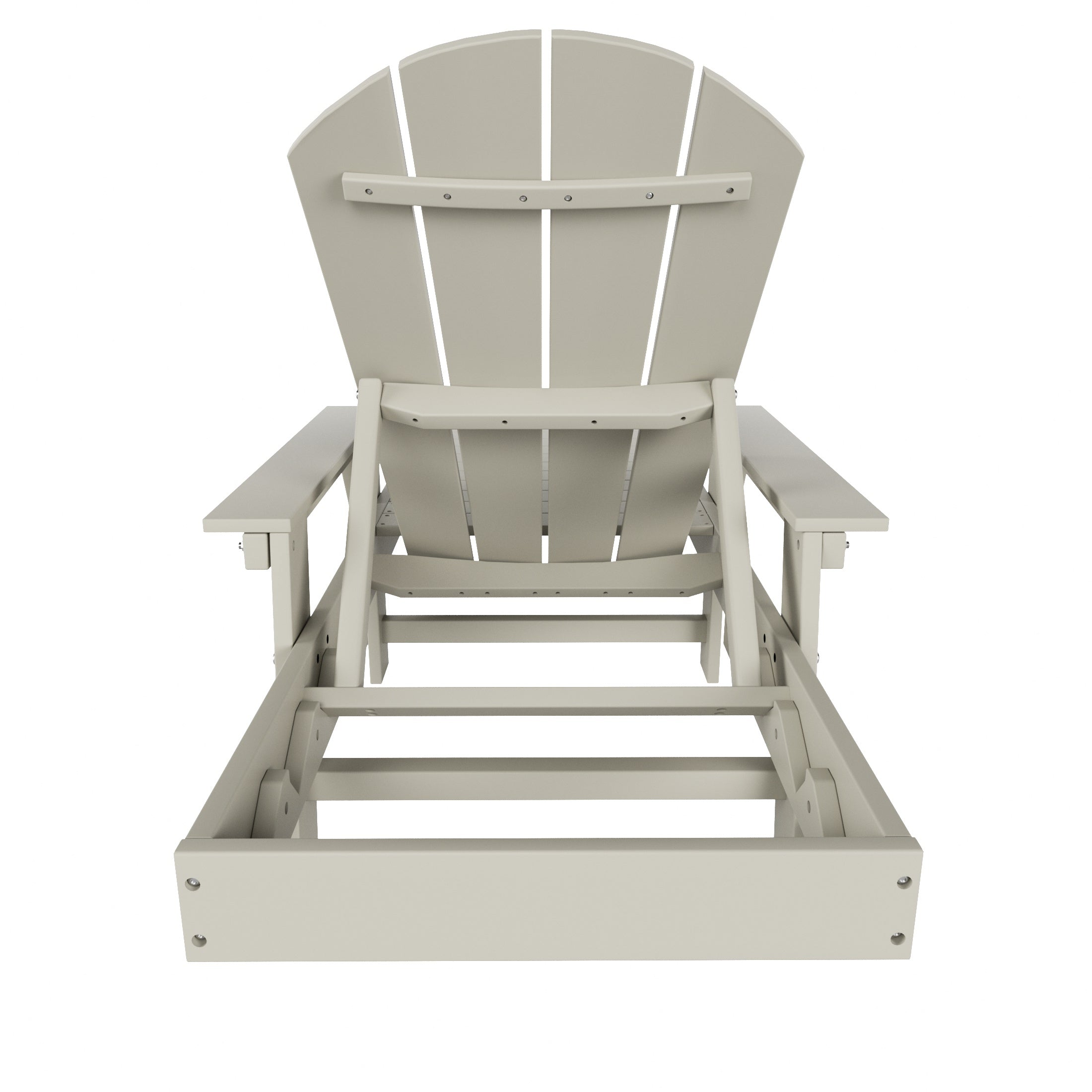 Chatham All-Weather Outdoor Adirondack Reclining Sun Lounger With Arms Rests & Wheels