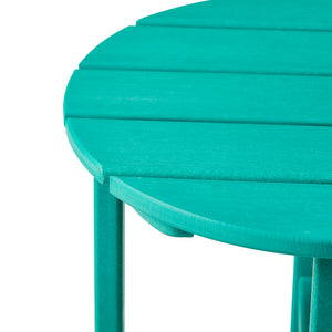 Tuscany All-Weather Outdoor Round Side Table (18" Height)
