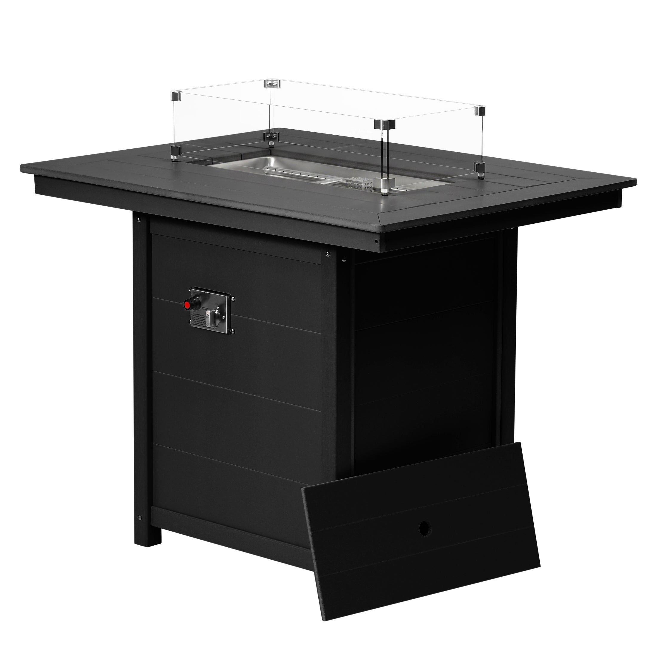 Sedona Rectangular 34" X 46" Counter Fire Pit Table