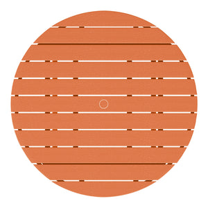 Tiny Terraces Kids' All-Weather Outdoor Round Dining Table (38" Wide)