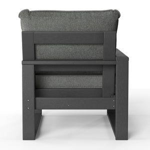 Signature All-Weather Outdoor Modular Patio Deep Seating Left Arm Chair (Left Arm Sectional Seat)