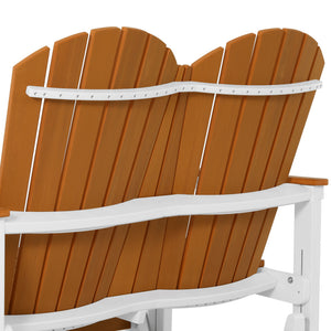 Adirondack 52“ Glider With Cup Holder
