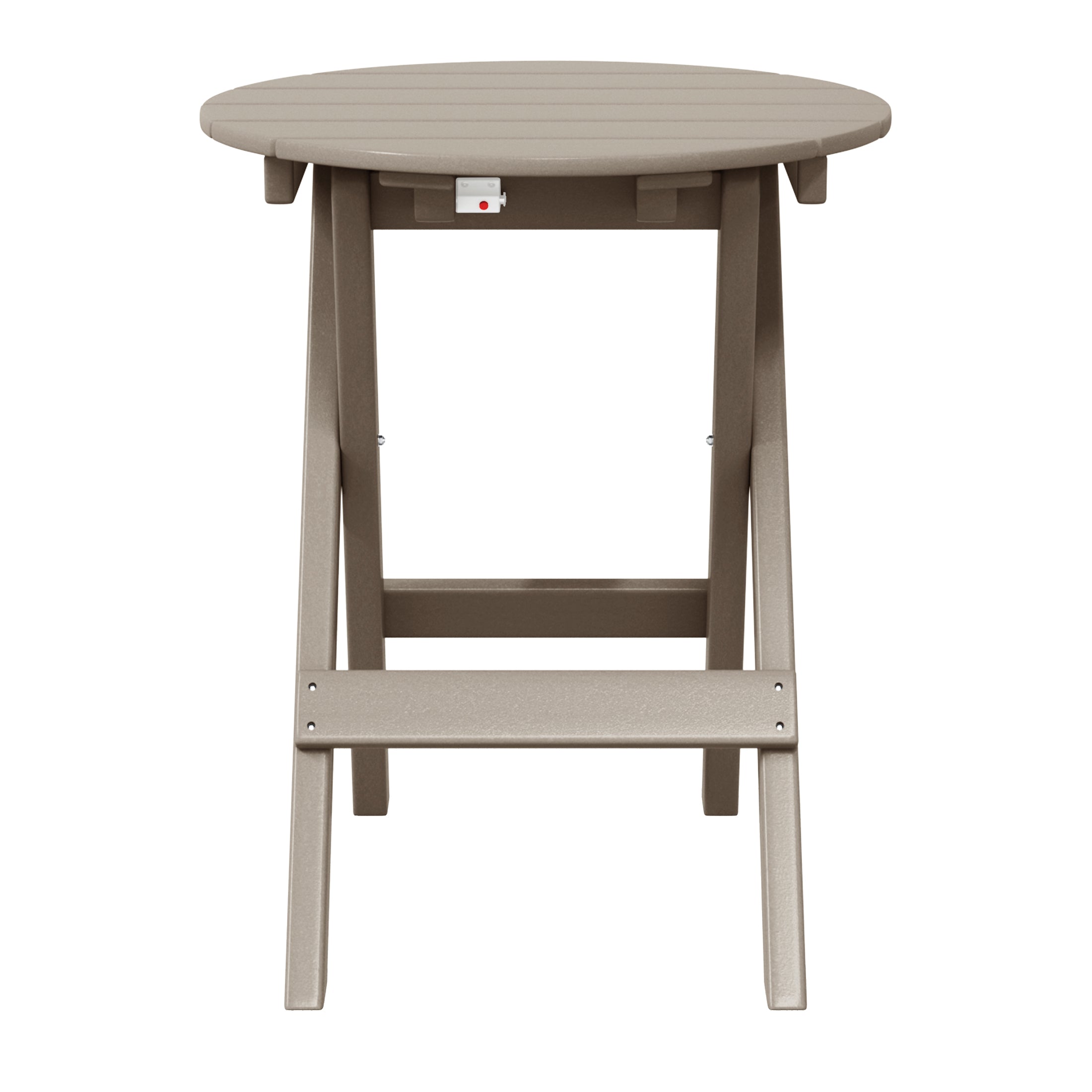 Tuscany All-Weather Outdoor Patio Round Folding Dining Table (24" Top)