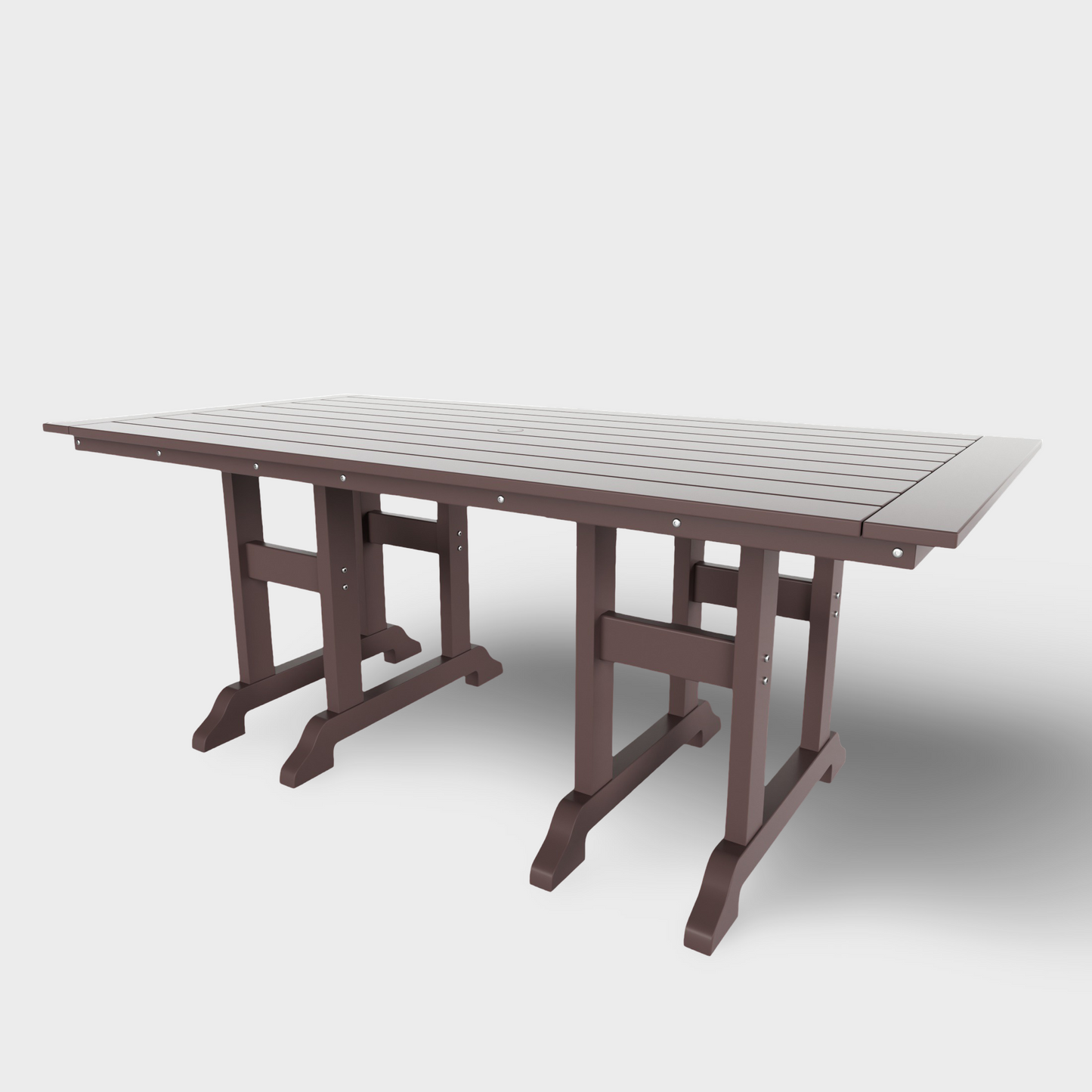 POLYTRENDS™ Tuscany All-Weather Outdoor Rectangular Dining Table (71" x 37" Top)