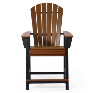 Heritage Ridge Adirondack Counter Height Chair With Cup Holder