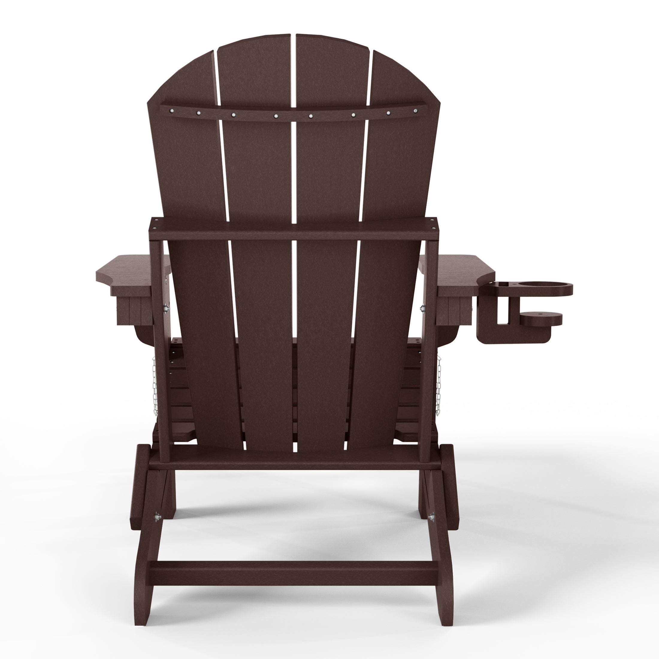 Chatham Folding Adjustable Adirondack Chair with Cup Holder and Hideaway Ottoman