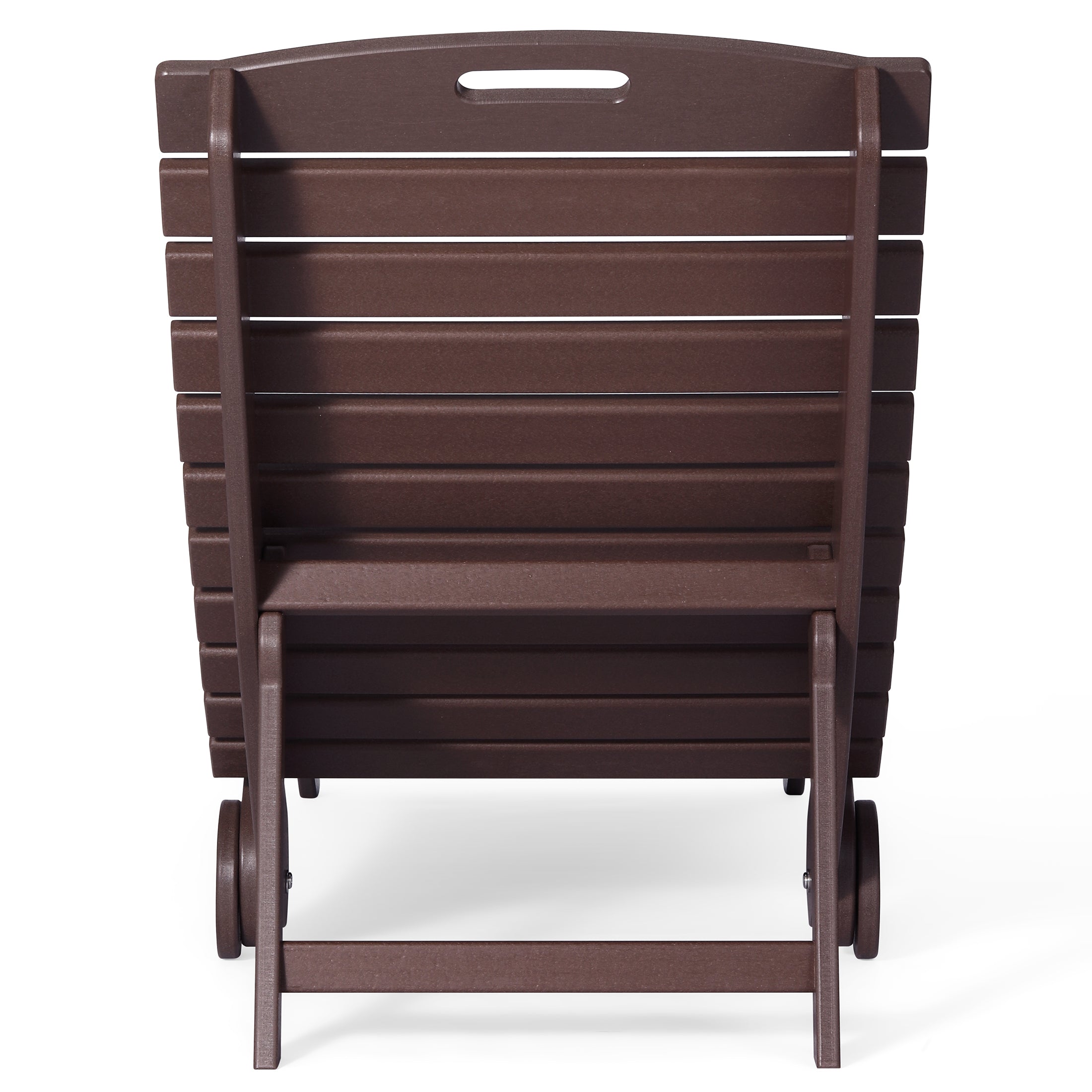 Key West Folding Pool Lounge Chair with Wheels