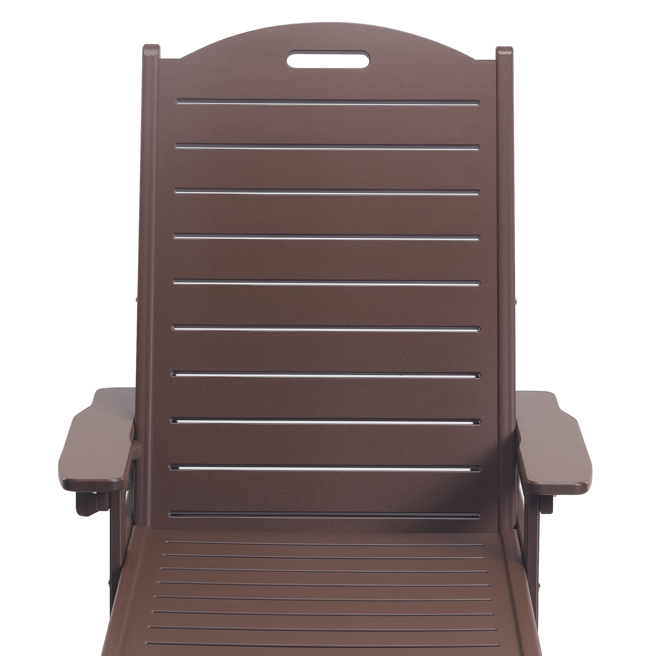 Santa Barbara Reclining Chaise Lounge with Cup Holder and Wheels