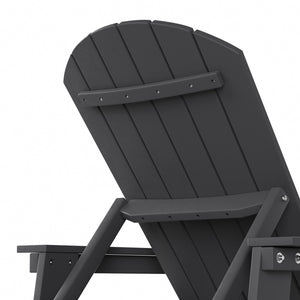 Westport Classic All-Weather Outdoor Adirondack Reclining Sun Lounger With Arms Rests