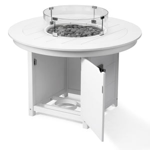 Sedona Round 47" Dining Fire Pit Table