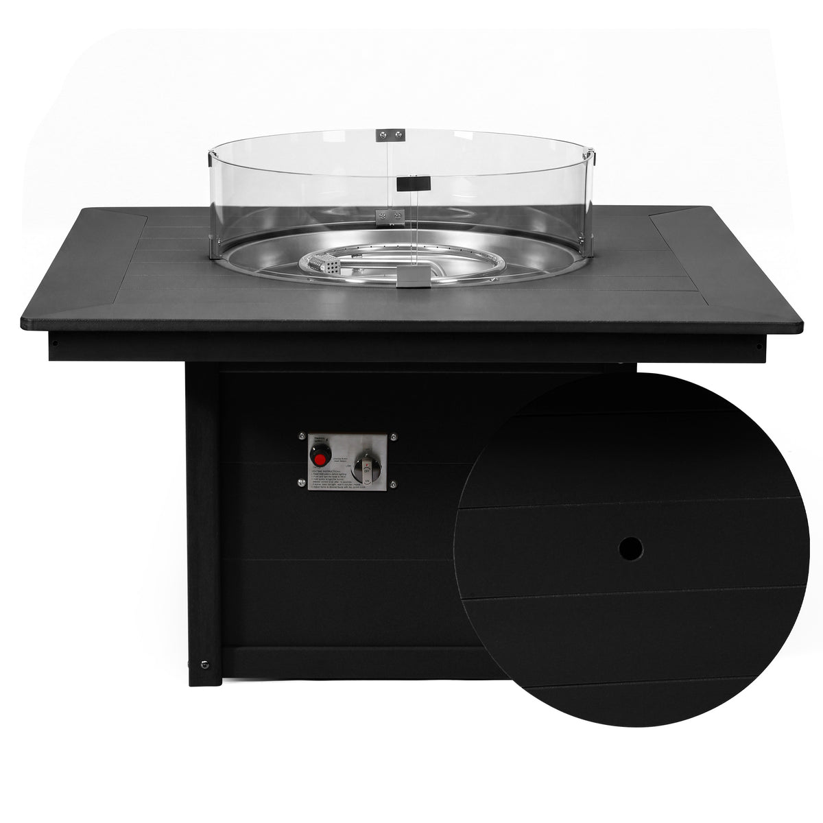Sedona Square 42" Fire Pit Table
