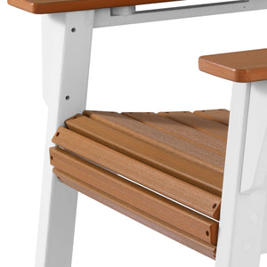 Heritage Ridge Adirondack Bar Chair With Cup Holder