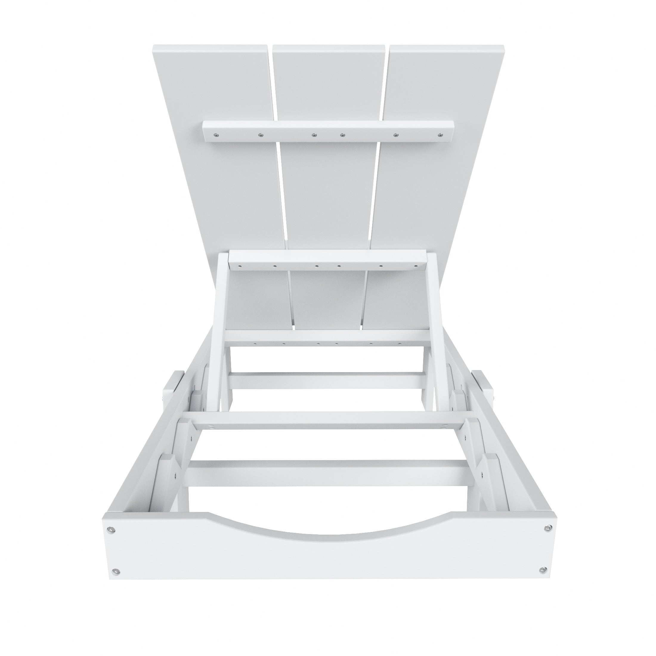 Malibu Modern All-Weather Outdoor Reclining Sun Lounger With Wheels
