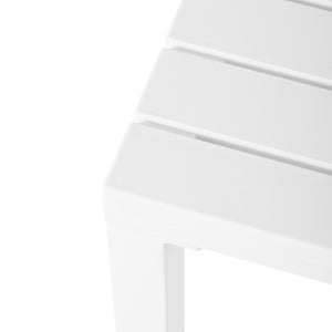 Polyform 31.5" Square Dining Table with Metal Frame