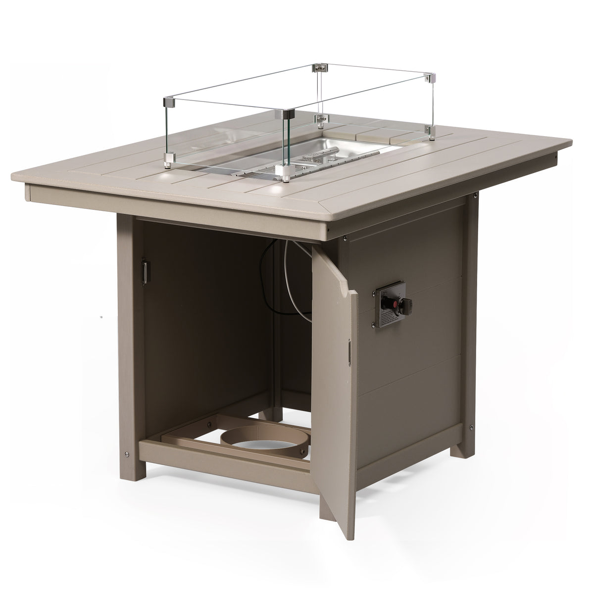 Sedona Rectangular 34" X 46" Dining Fire Pit Table
