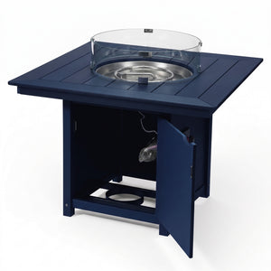 Sedona Square 42" Dining Fire Pit Table