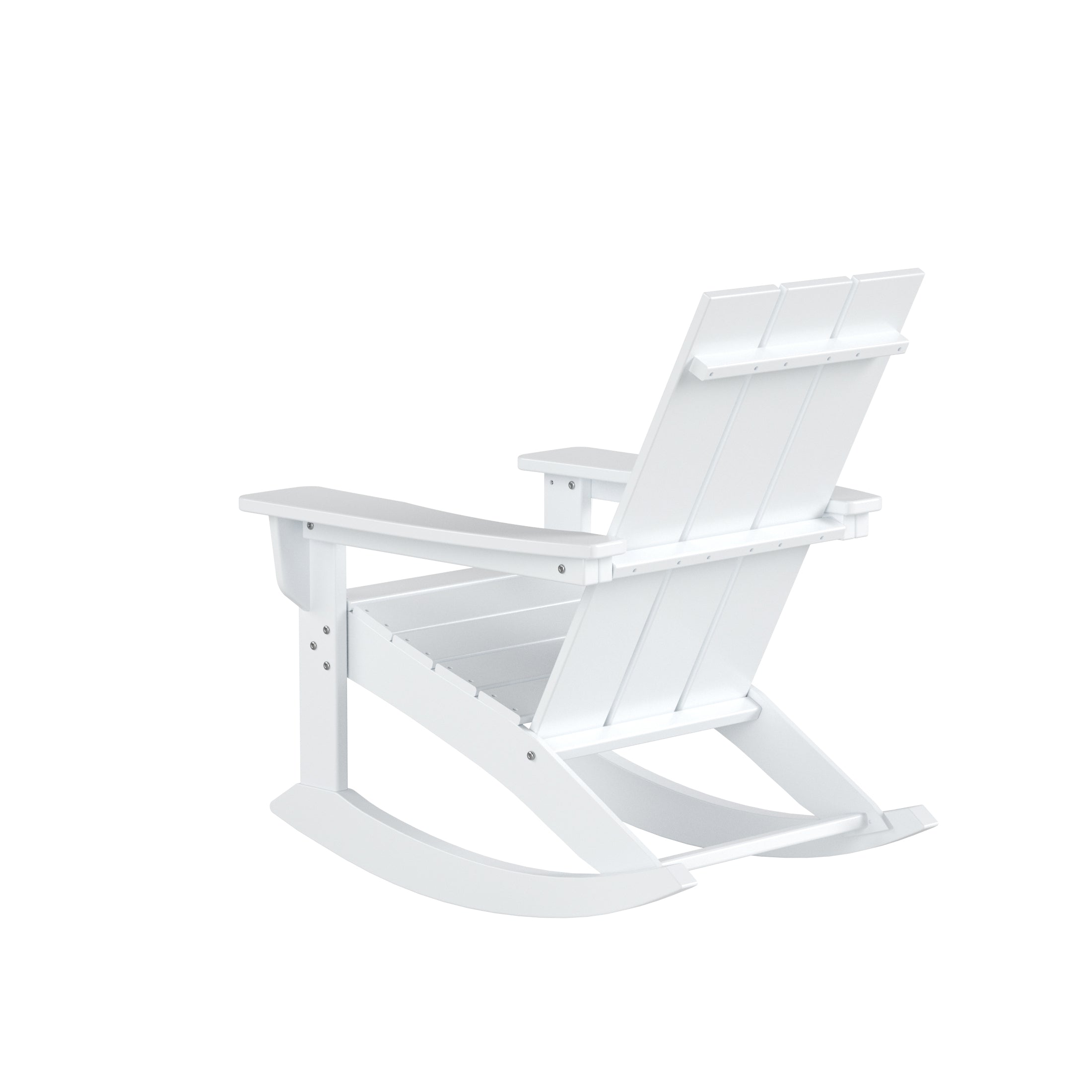 Malibu Modern All-Weather Outdoor Rocking Adirondack Chair