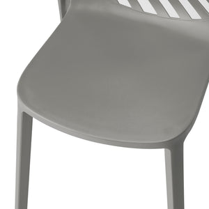 Patio Stacking Dining Side Chair (Set of 2)