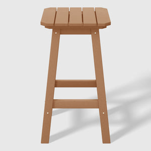 Stockholm All-Weather Outdoor Square Counter Stool (24" Seat Height)