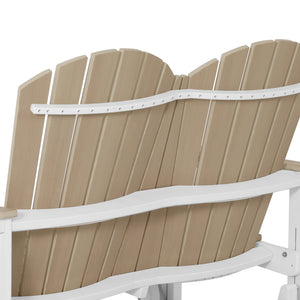 Adirondack 52“ Glider With Cup Holder