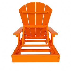 Chatham All-Weather Outdoor Adirondack Reclining Sun Lounger With Arms Rests & Wheels