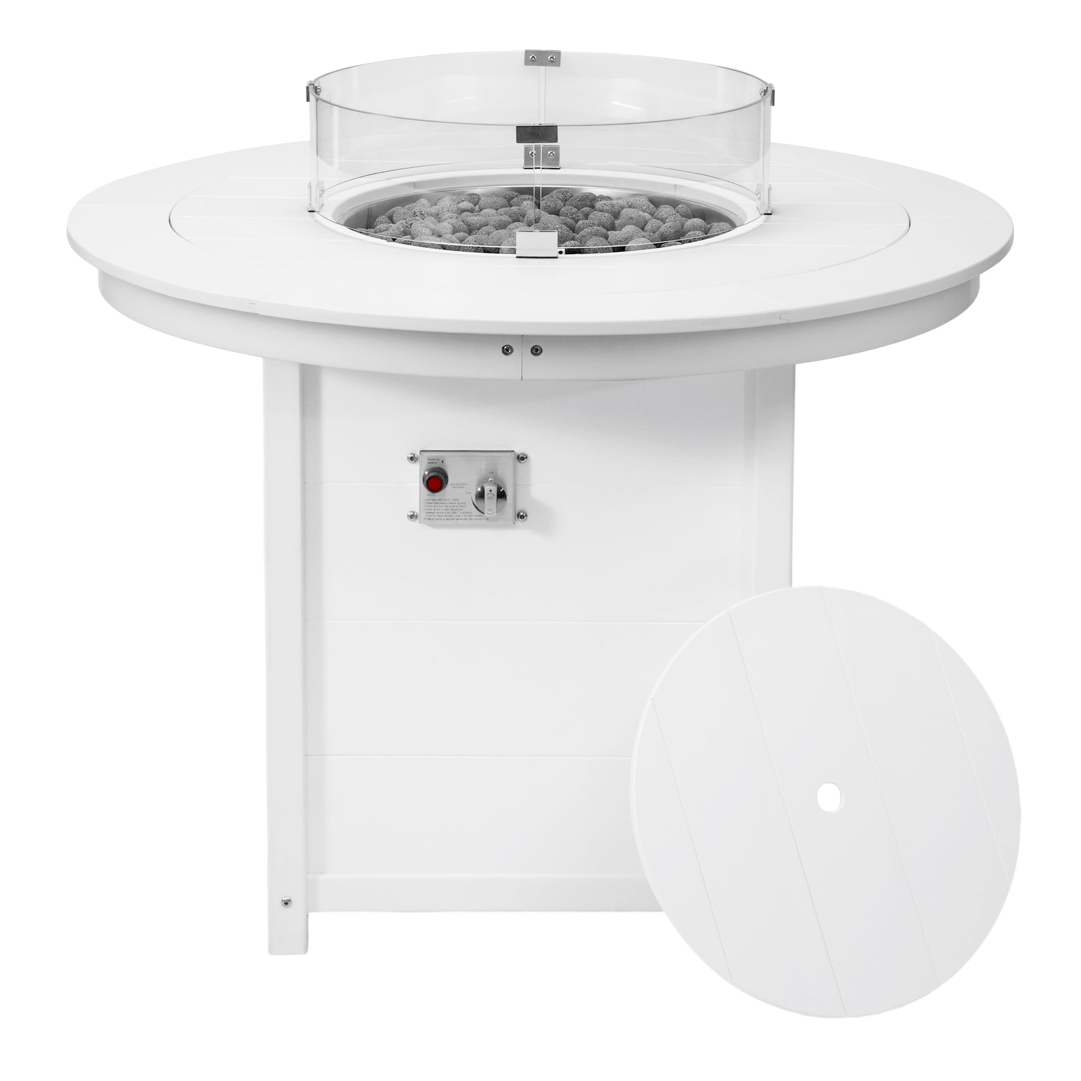 Sedona Round 47" Counter Fire Pit Table Top