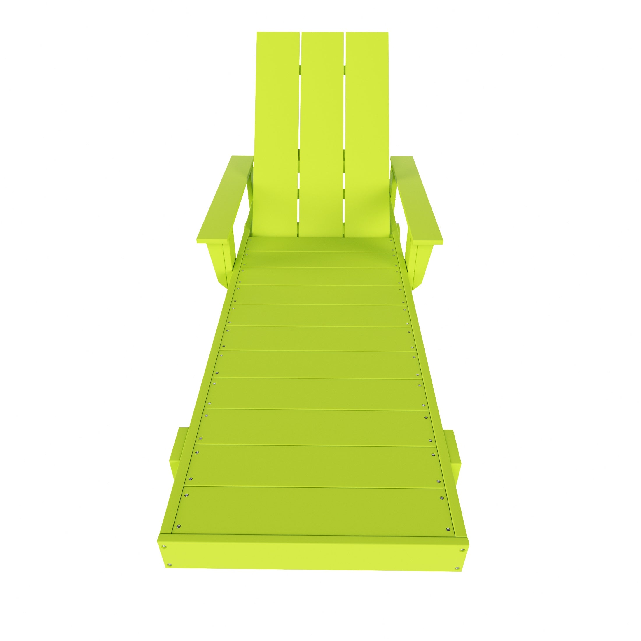 Malibu Modern All-Weather Outdoor Reclining Sun Lounger With Arm Rests & Wheels