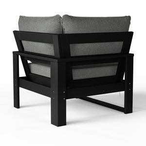 Signature All-Weather Outdoor Modular Patio Deep Seating Corner Chair (Corner Sectional Seat)