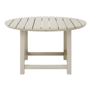 Tiny Terraces Kids' All-Weather Outdoor Round Dining Table (38" Wide)