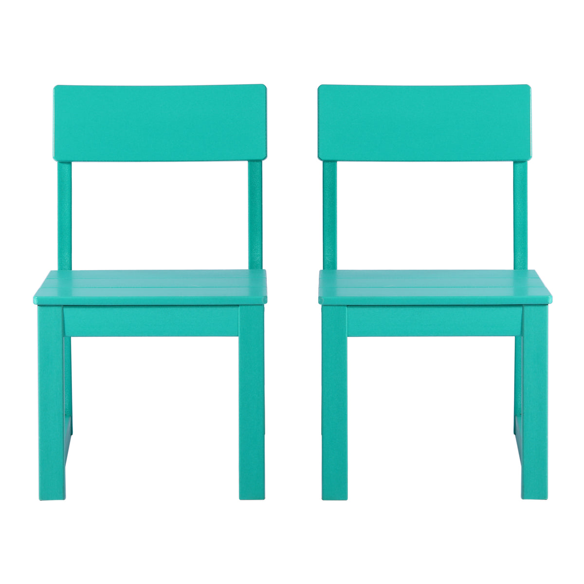 Palmetto Outdoor Dining Side Chair (Set of 2) With Cup Holder