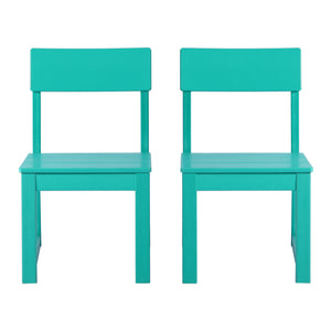Palmetto Outdoor Dining Side Chair (Set of 2) With Cup Holder
