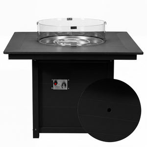 Sedona Square 42" Dining Fire Pit Table