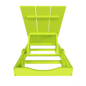 Malibu Modern All-Weather Outdoor Reclining Sun Lounger With Wheels