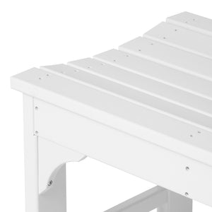 Concord All-Weather Outdoor Garden Backless Bench (46" Wide)