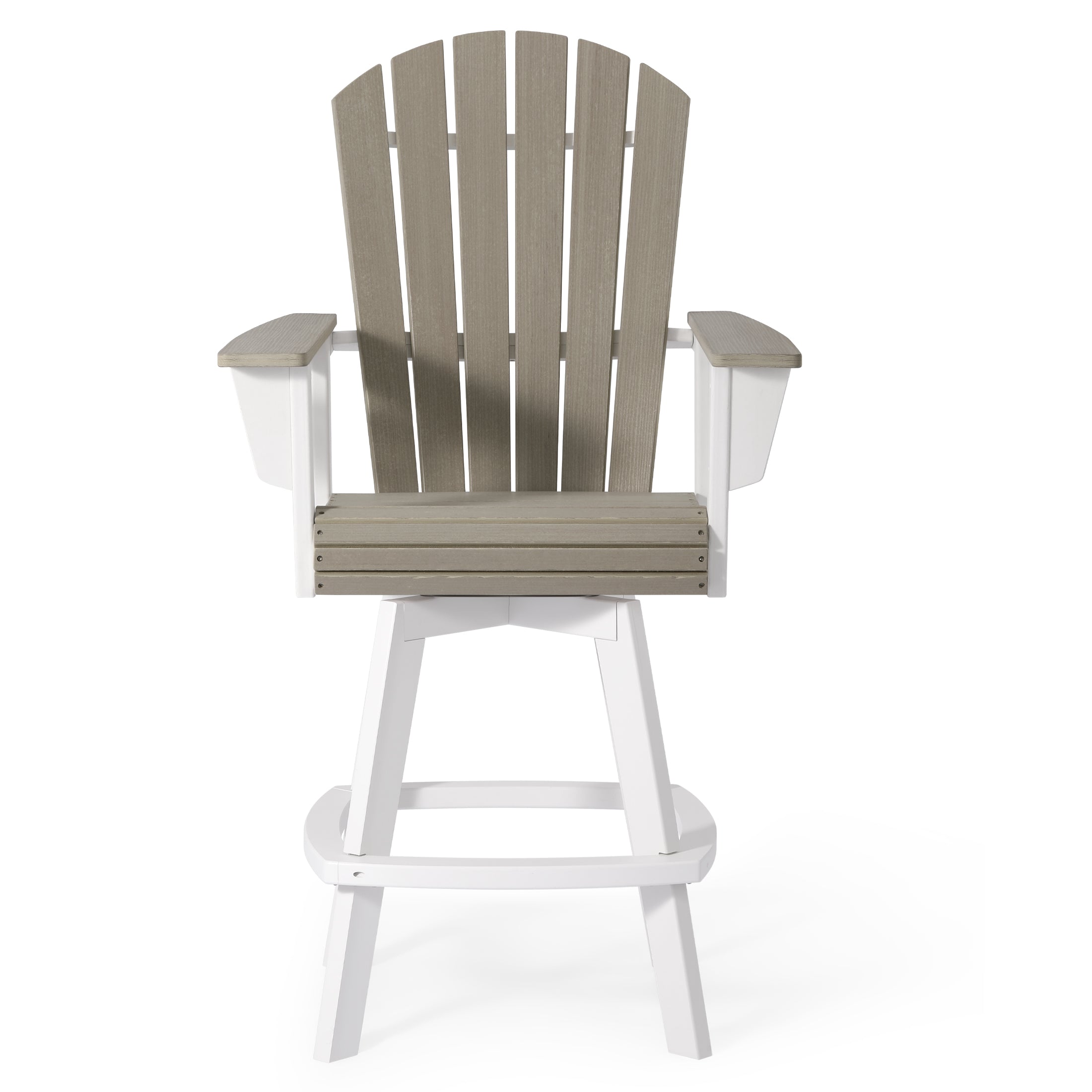Heritage Ridge Adirondack Swivel Bar Chair With Cup Holder