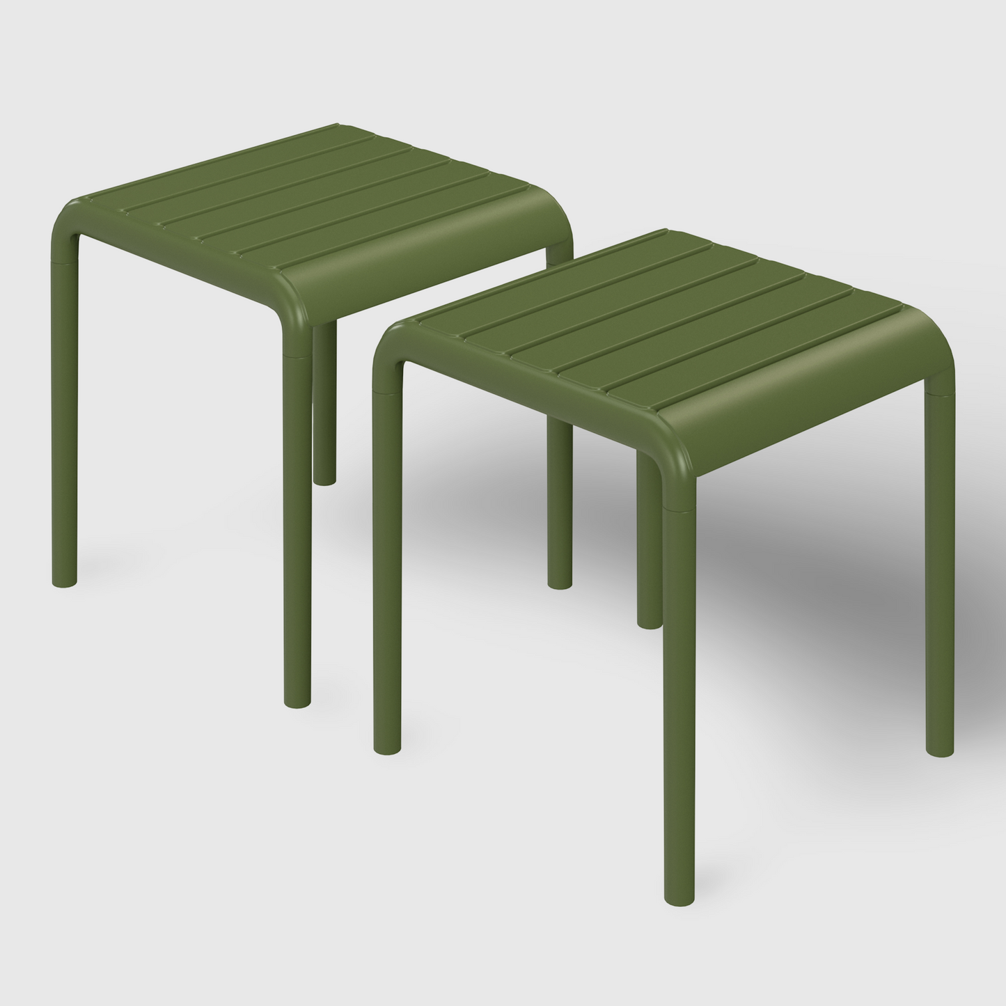 POLYTRENDS™ Copenhagen Linje Indoor Side Tables (Set of two)