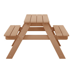 Tiny Terraces Kids' All-Weather Outdoor Picnic Table