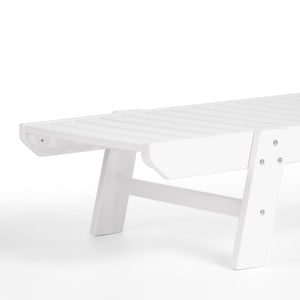Santa Monica All-Weather Outdoor Reclining Sun Lounger with Arm Rests